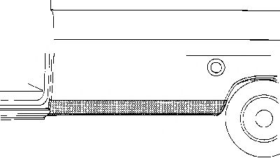 VAN WEZEL 189001 -  Боковина